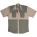  "Cornal"  Two Tone Bush Shirt