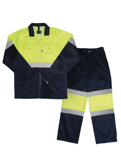 Javlin Two Tone HI-VIS Reflective Conti Suits