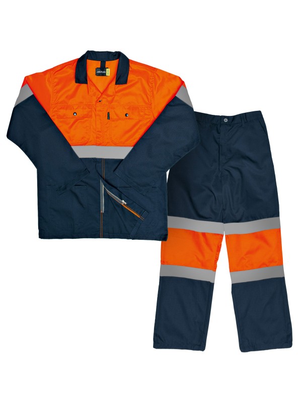 TWO TONE HI-VIS REFLECTIVE CONTI SUIT