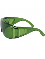 Javlin Wrap Around Green Lens Anti Scratch Spectacles