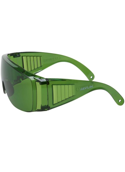 Javlin Wrap Around Green Lens Anti Scratch Spectacles