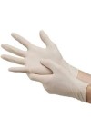 LATEX EXAMINATION, POWDER FREE, BOX OF 100 GLOVES