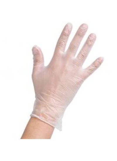TPE CLEAR EXAMINATION, POWDER FREE, BOX OF 100 GLOVES