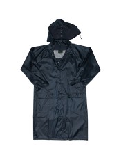 Javlin Polyester PVC Calf Length Rain Coat