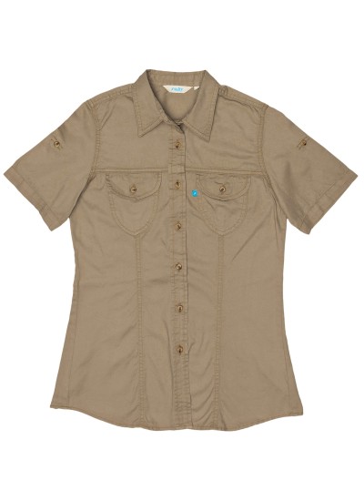 Short sleeve Dune safari shirt Slim Fit -END OF RANGE